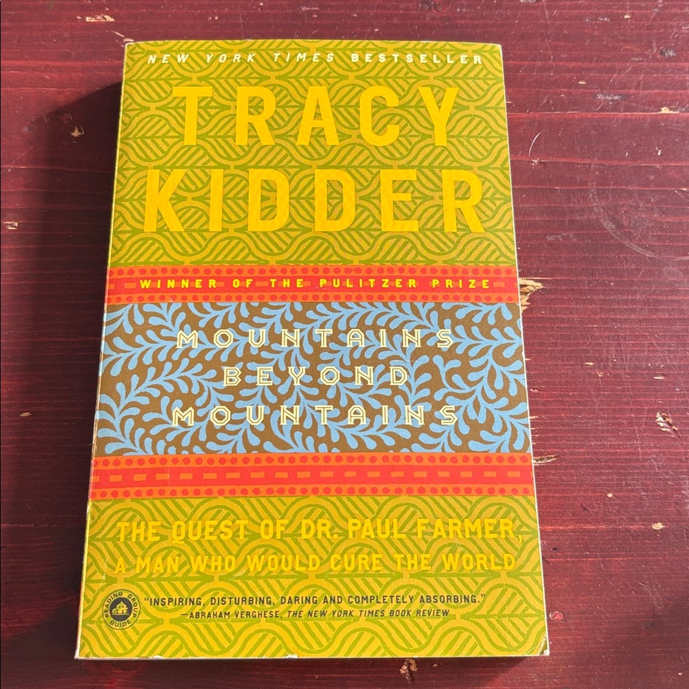 📚BOOKS 3@$24.00 - $6.99 ship📚 Mountains Beyond Mountains - Tracy KIDDER